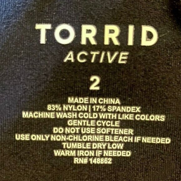 New Torrid💀Skull Tattoo Leggings w/Side-Pockets, Active Collection Size 2x - Picture 10 of 14